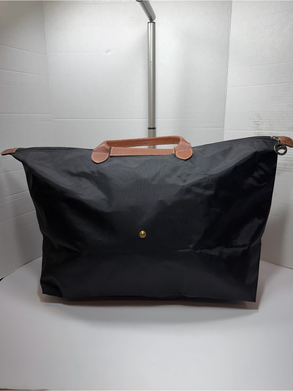 Longchamp Original L Travel Bag Nylon Black hand bag regular wear - Picture 4 of 9